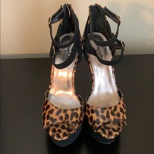 NWT Cheetah Print Stilettos